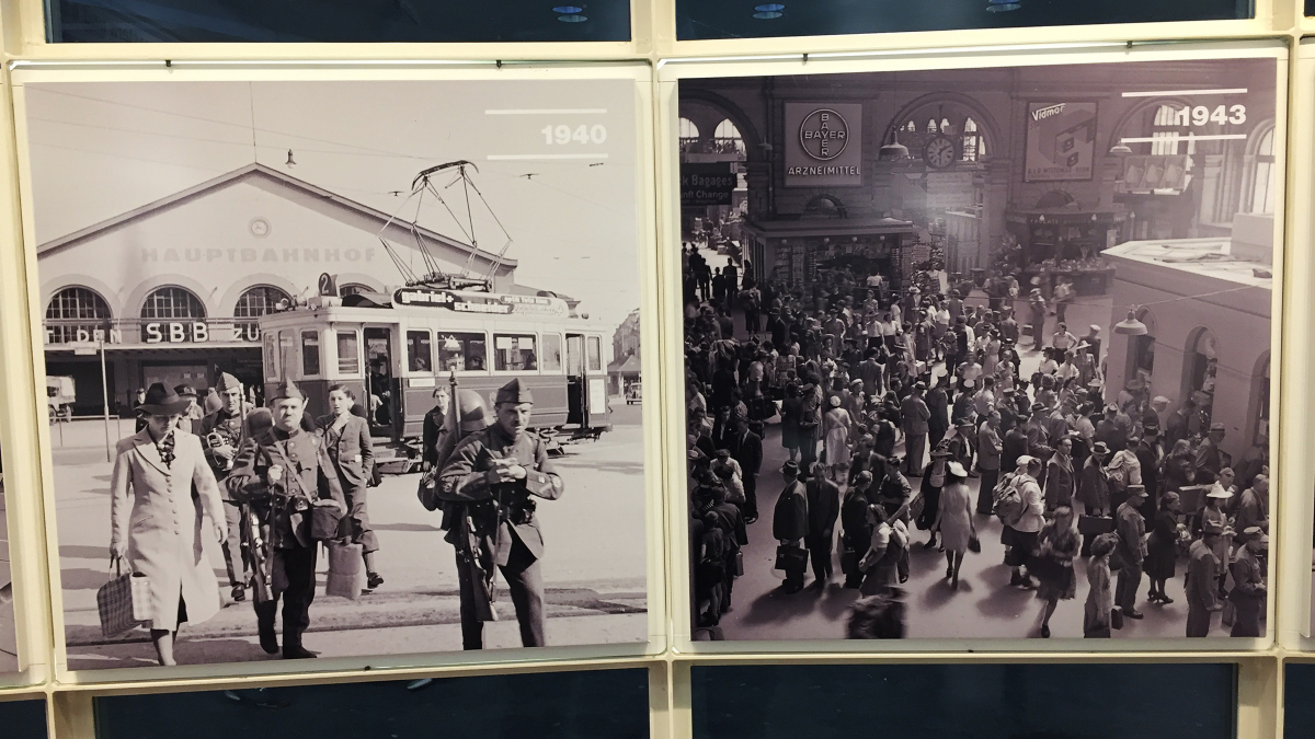 Der Bahnhof Bern vor rund 80 Jahren