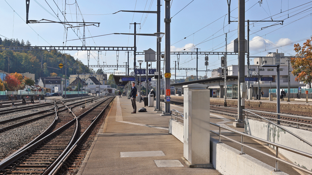Bahnhof Effretikon im aktuellen Zustand (2022)