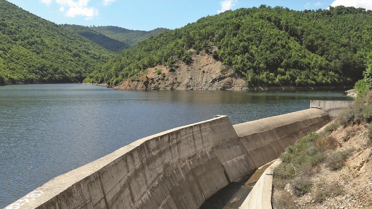 Loshana reservoir raw water source for drinking water supply