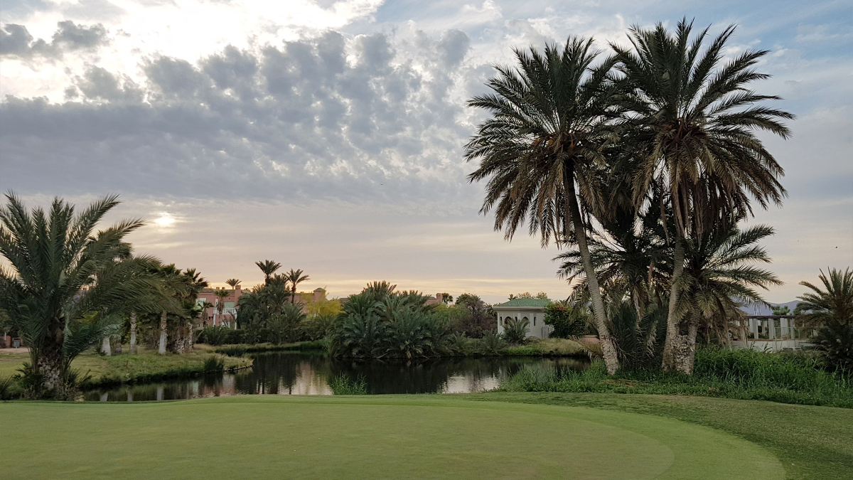 Ganz im Sinne des  integralen Wasserressourcenmanagements: Für die Bewässerung von Golfplätzen verwendet Marrakesch aufbereitetes Abwasser anstatt Grund- oder Trinkwasser.