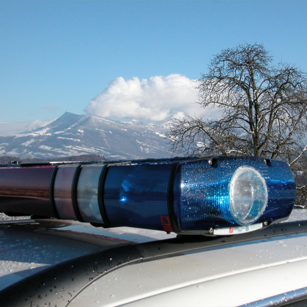 Signalbalken Luzerner Polizei